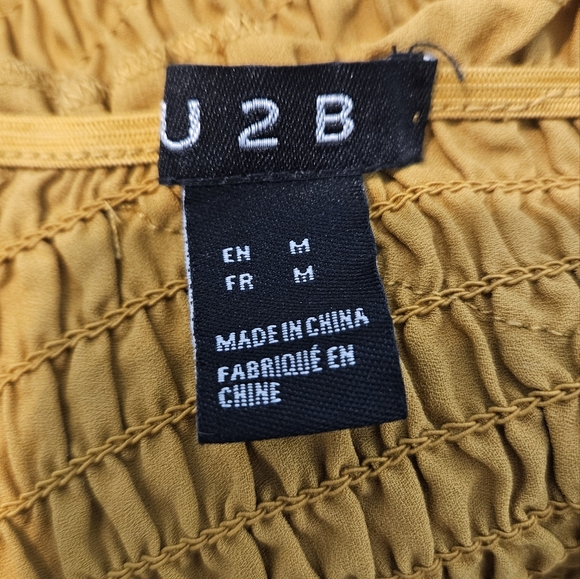 U2B crossover detail cropped blouse - Picture 4 of 5